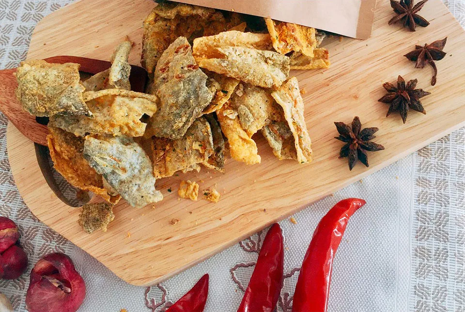 By Viet Delta Brand Vietnam Salty Crispy Fried Snacks Fish Dried Salmon 100g Bag (Ms Demi +84 961 733 400)