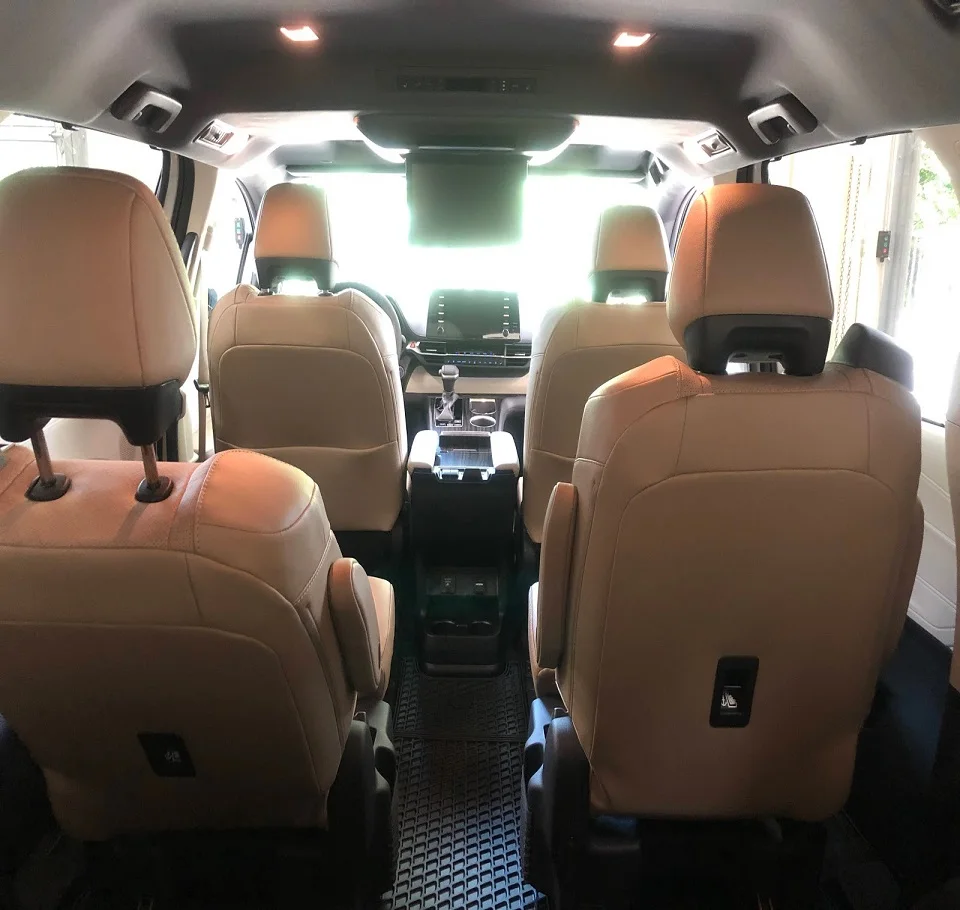 Подержанный интерьер Шато для Sienna Hybrid Limited С оттоманными сиденьями 2020 2021