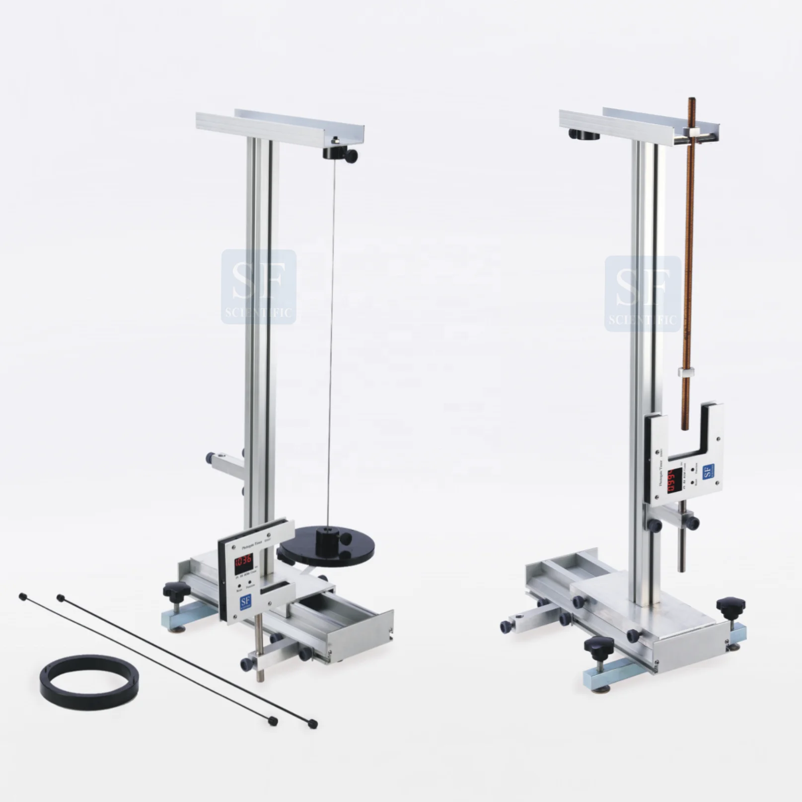 (TAIWAN) Torsion Pendulum and Compound Pendulum  set for Physics Mechanical material & gravitation acceleration experiment