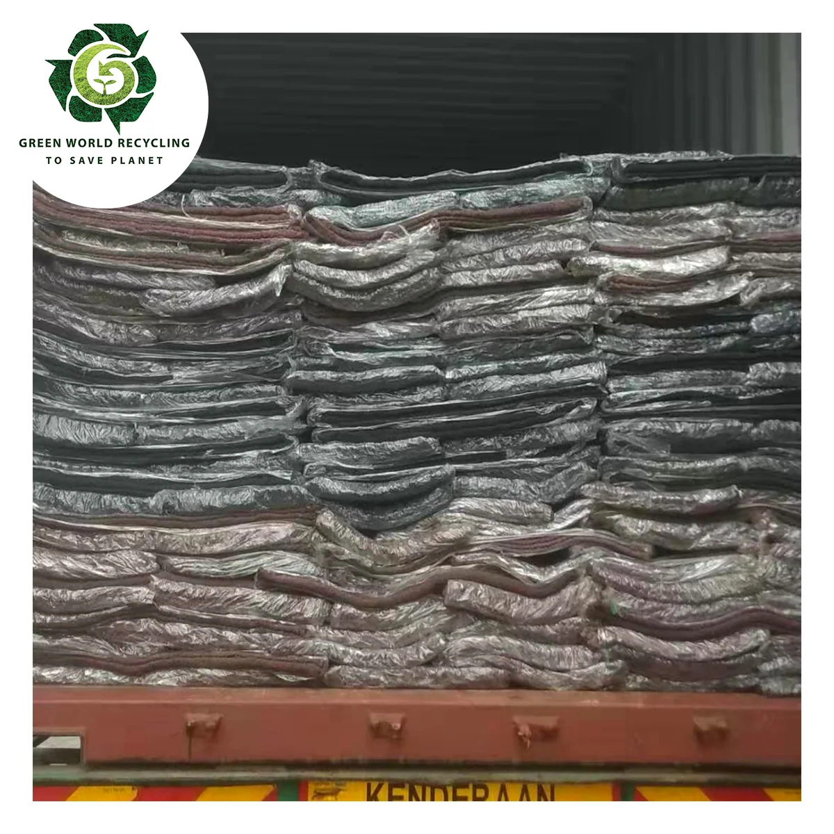  Dark Green Recycled Rubber Natural Color Condom Reclaimed From