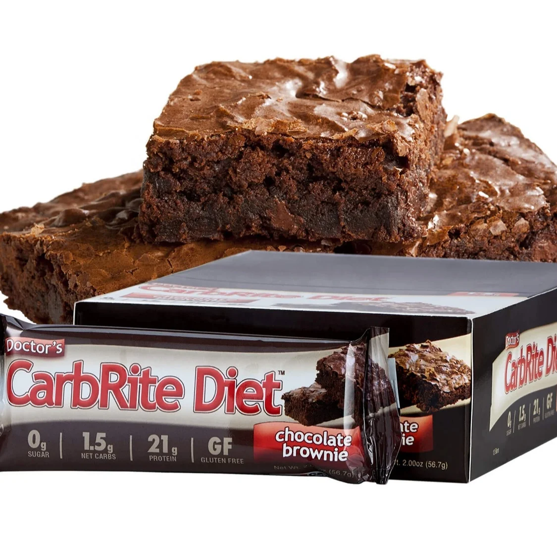 
CarbRite Diet Low Carb Sugar Free High Protein Delicious Nutrition Bars 