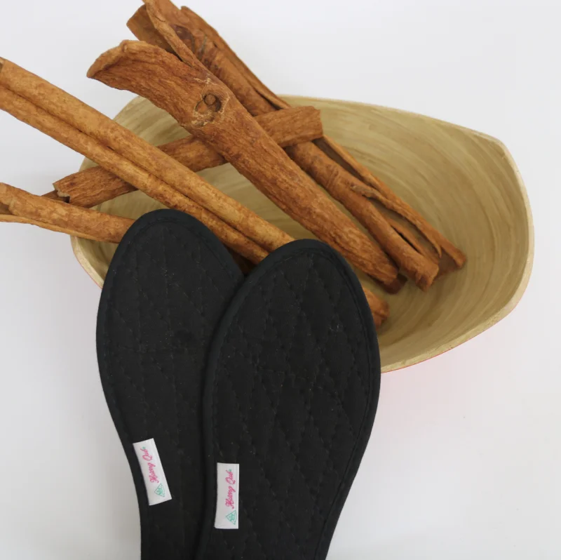 Vietnam Best Sports Insoles Supplier EVA PU Material inside Position Insoles to Keep Feet Dry for Sweaty Feet Cinnamon Flavor