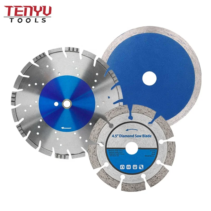 Diamond Segmented Turbo Rim Cutter Saw Blade Super Thin Diamond Cutting Blade for Wet and Dry Cut