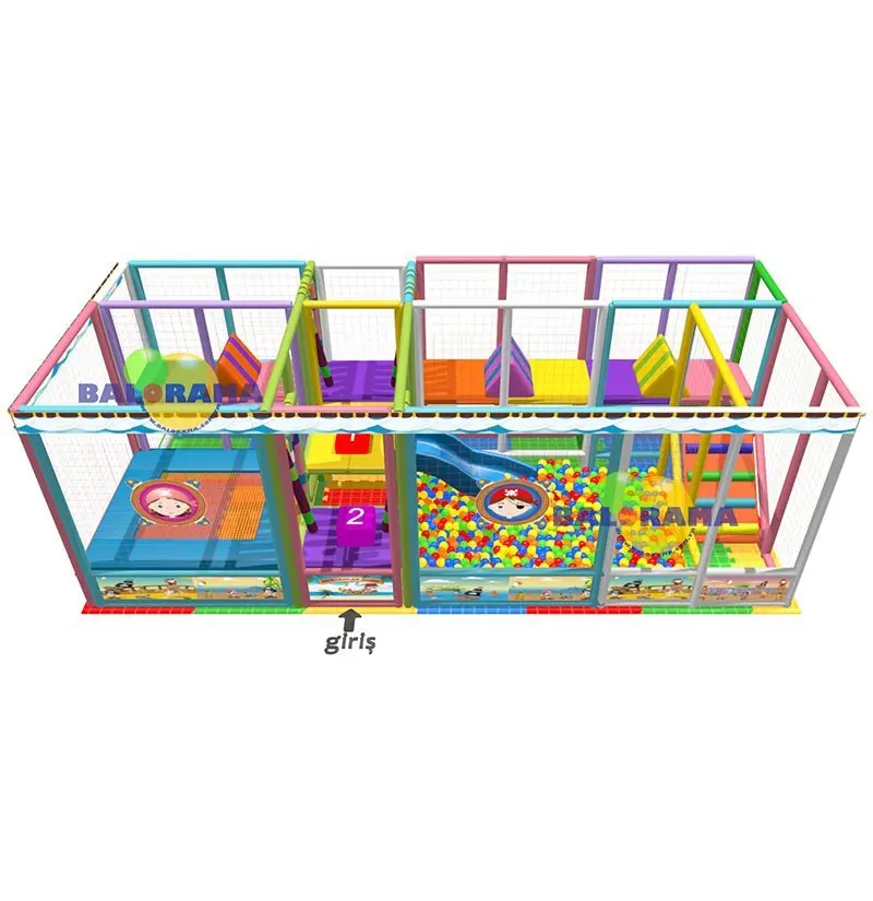 Pirates Island Indoor Softplay Playground 7x3x2.3m