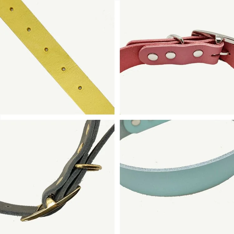 Custom Dog Collar Manufacturer High-Quality Genuine Leather Dog Collar