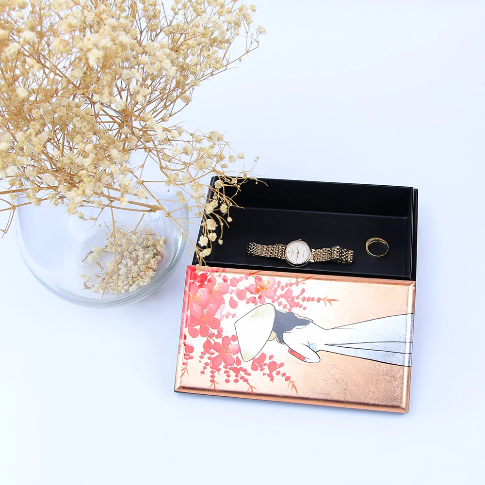 
Hot Sale Handmade Free Logo Lacquer Wooden Box in Vietnam Storage Jewelry Decoration For Home 