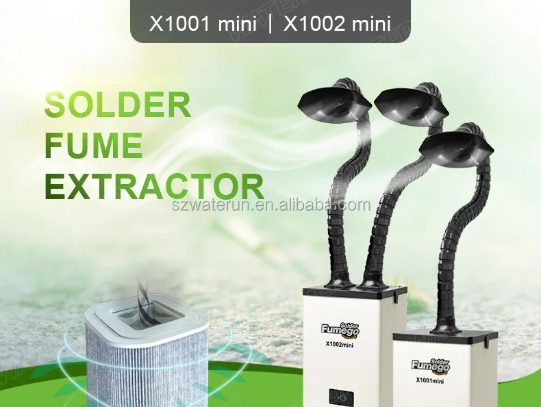 Популярный поглотитель для очистки воздуха, экстрактор припоя для салона красоты с мощностью 80 Вт и 2 каналами