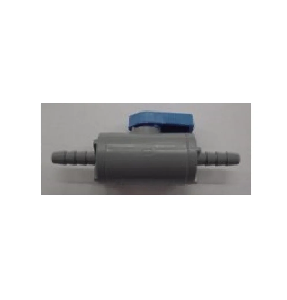 VALVE SHUT OFF PVC BLUE HANDLE 1/4 BARB