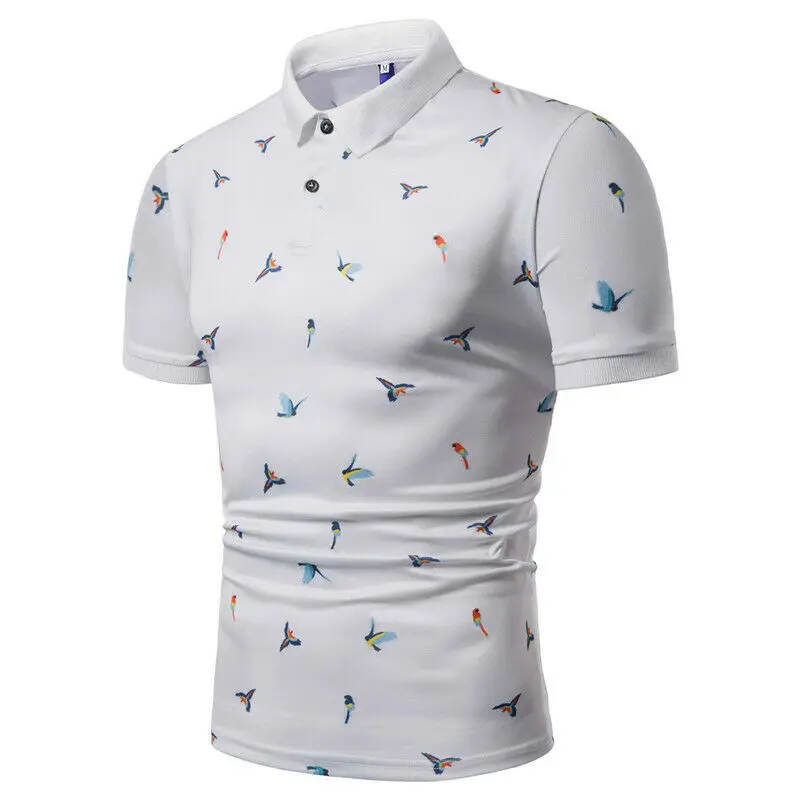 fashion tripe rib printing logo brand Vietnam polo shirt with private label