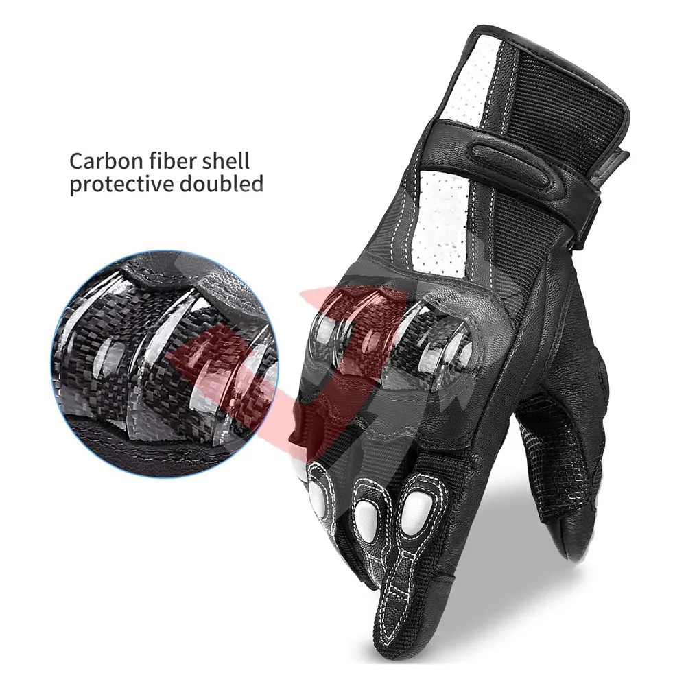 Водонепроницаемые мотоциклетные перчатки для мотокросса Кожаные Перчатки мотоциклистов с закрытыми пальцами уличные новые спортивные гонок
