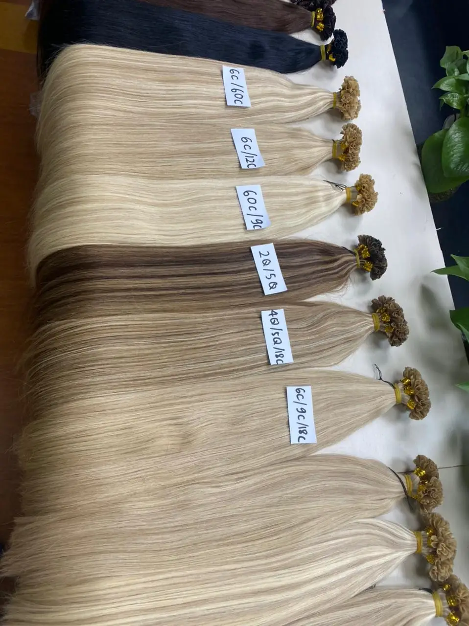 100% the best wholesale cheap Keratin nanoring  I/U/V tip flat with strong on top quality extension double drawn Vietnamese hair