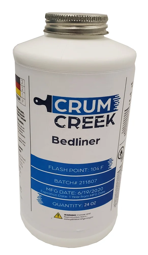 Подкладка для кровати Black Crum Creek 128 унций комплект закрепления грузовиков и прицепов