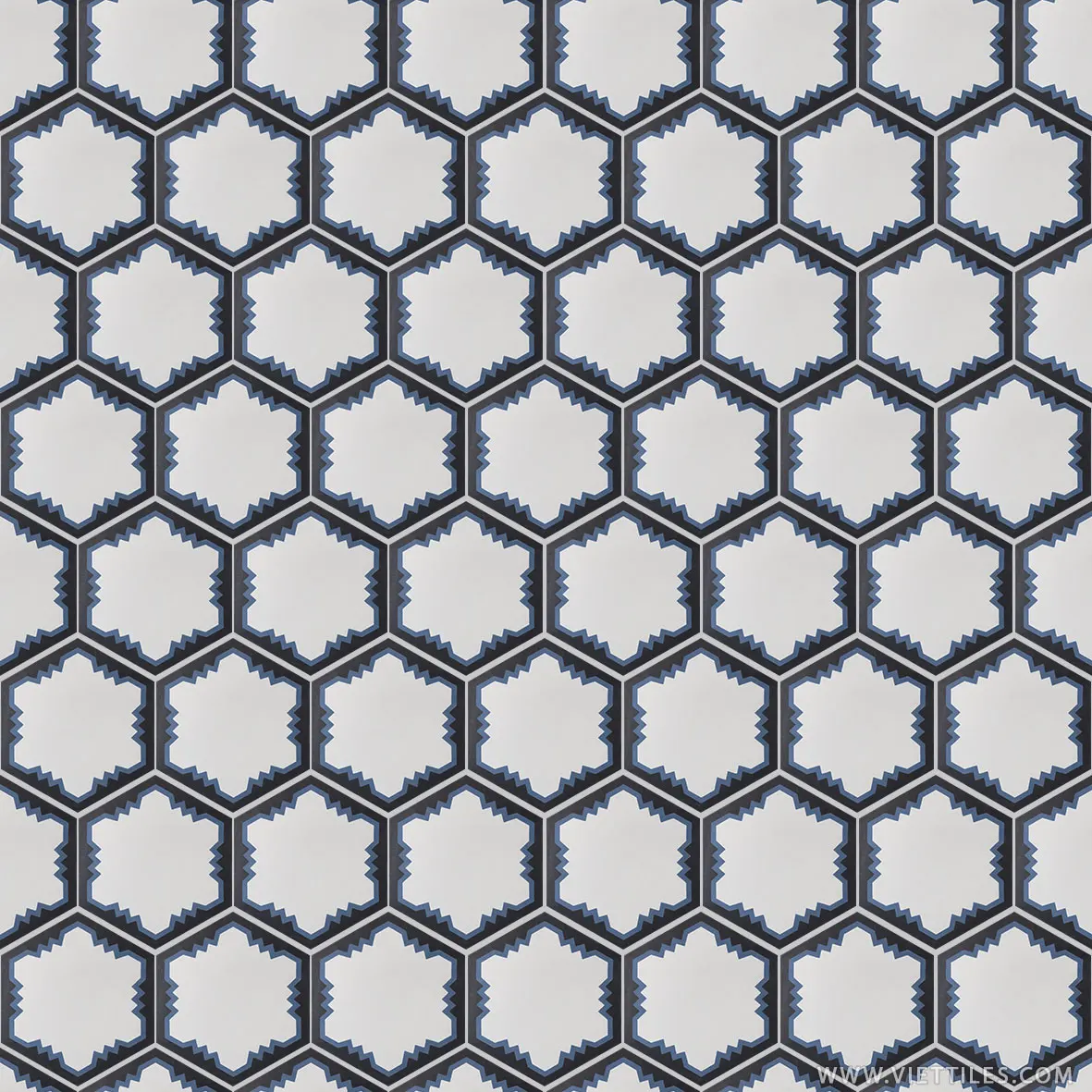 
Vietnam Encaustic Hexagonal cement tiles 230x200x16mm 