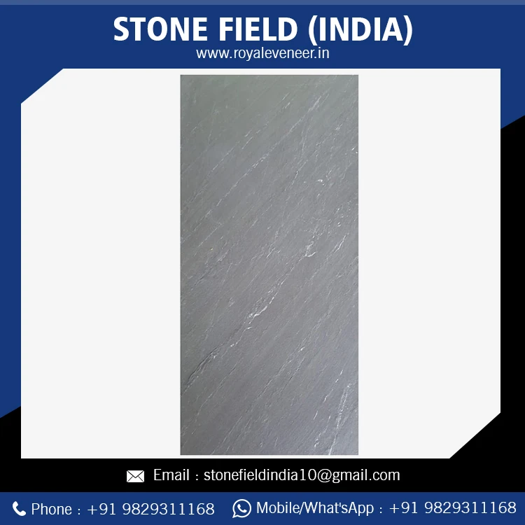 Thin Stone Ocean Black Veneer Sheet