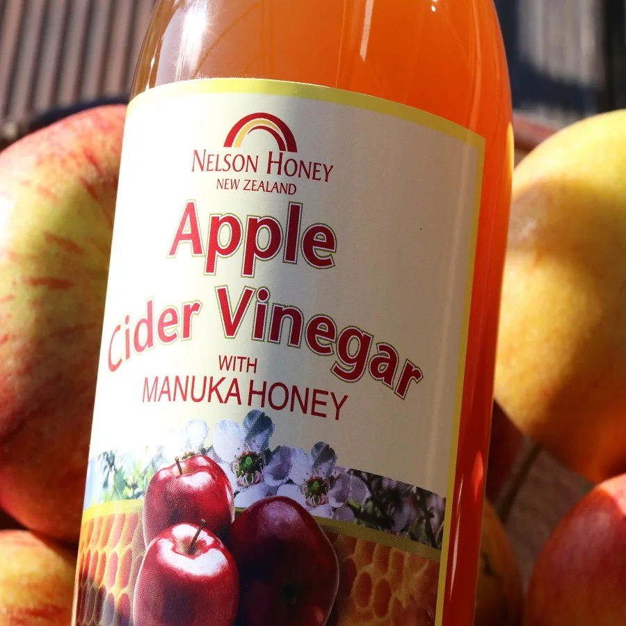 
 Яблочный уксус с медовой смесью MANUKA  