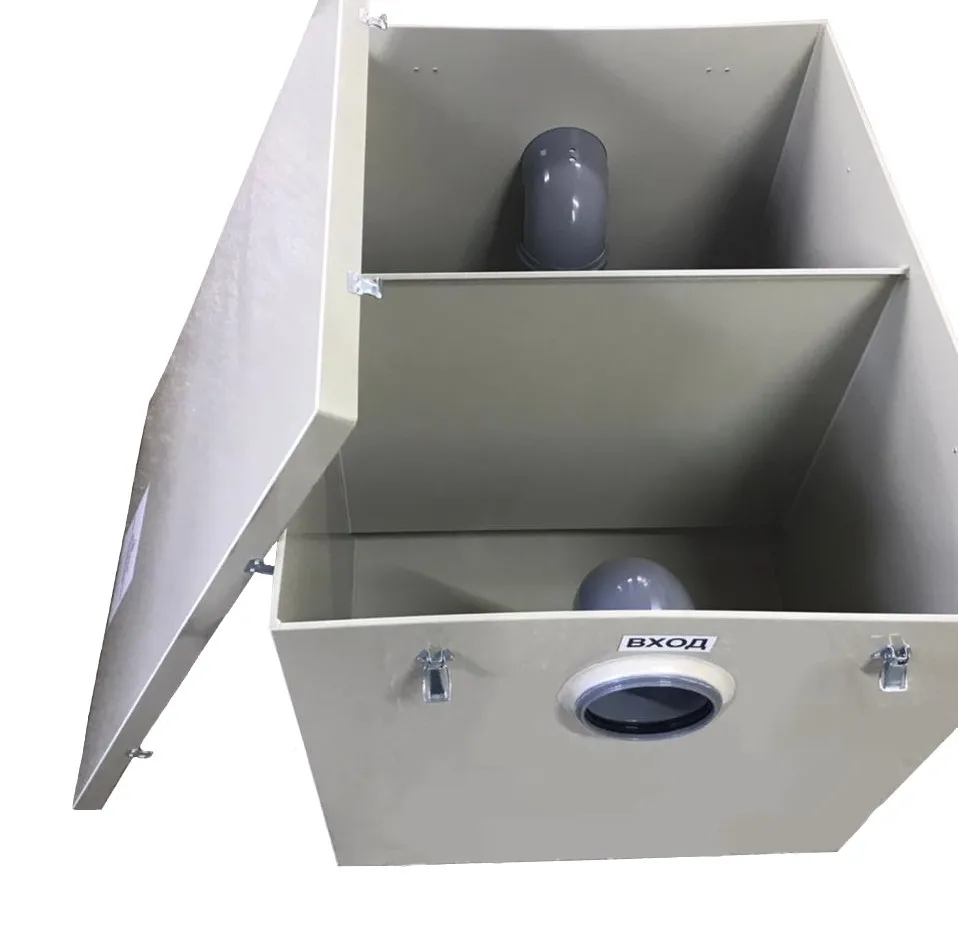 Polypropylene Ground Workshop 800*600*500 mm OPP 2.0-200 Grease trap For Restaurants / Food Industries