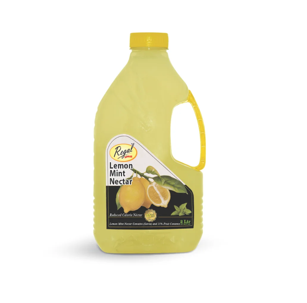Лимон фруктовый NECTOR с мятой REGAL SIPRUS ПЭТ бутылки 6 x2 литр