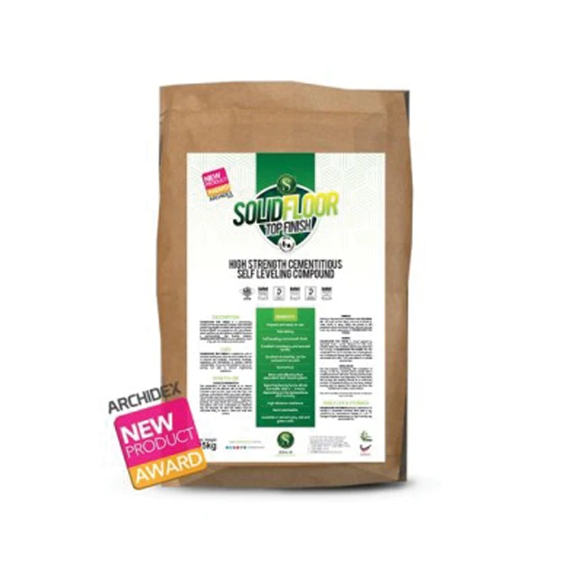 
SOLIDFloor Top Finish 25kg Cementitious, Self Leveling Flooring System epoxy floor coating 