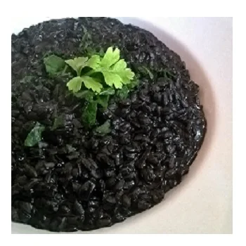 
EASY AND FAST TO COOK, HIGH QUALITY, RISOTTO WITH BLACK SQUID 