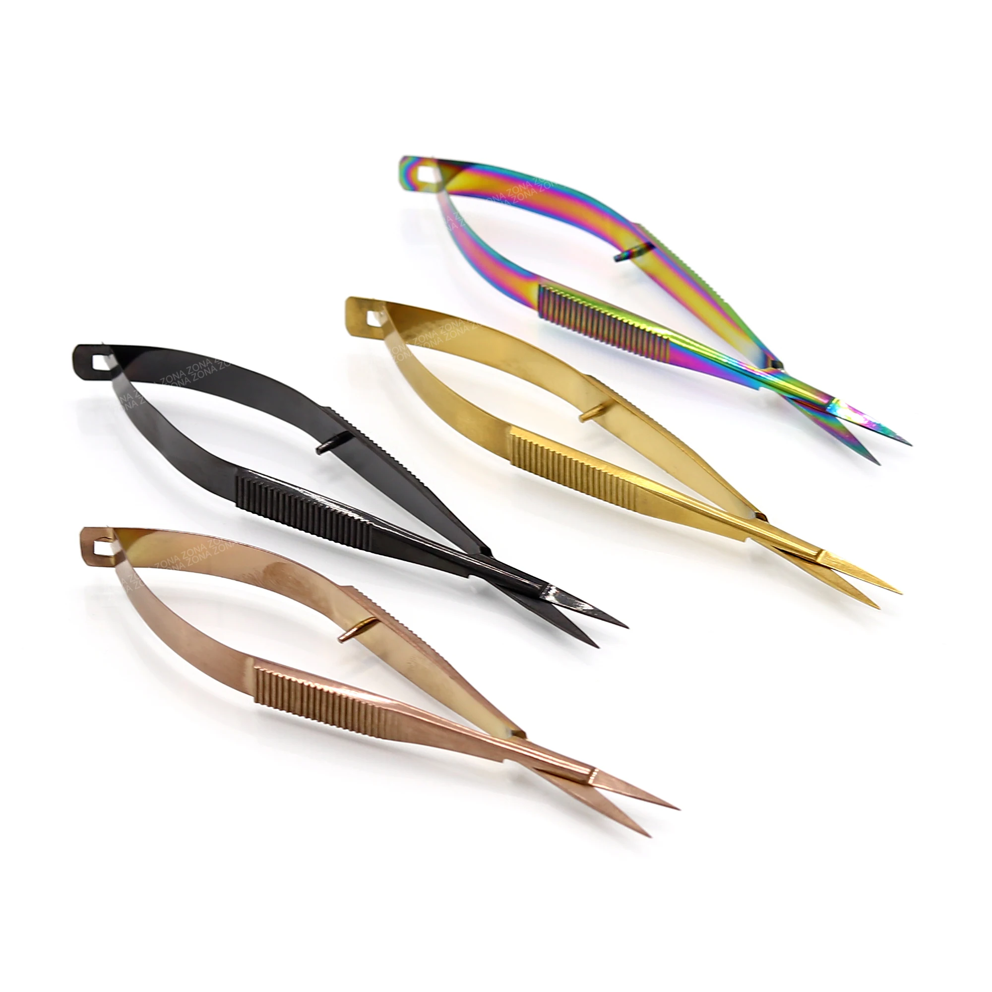 Professional Micro Spring Action Scissors for Beauty Care Makeup and Makeup Tools