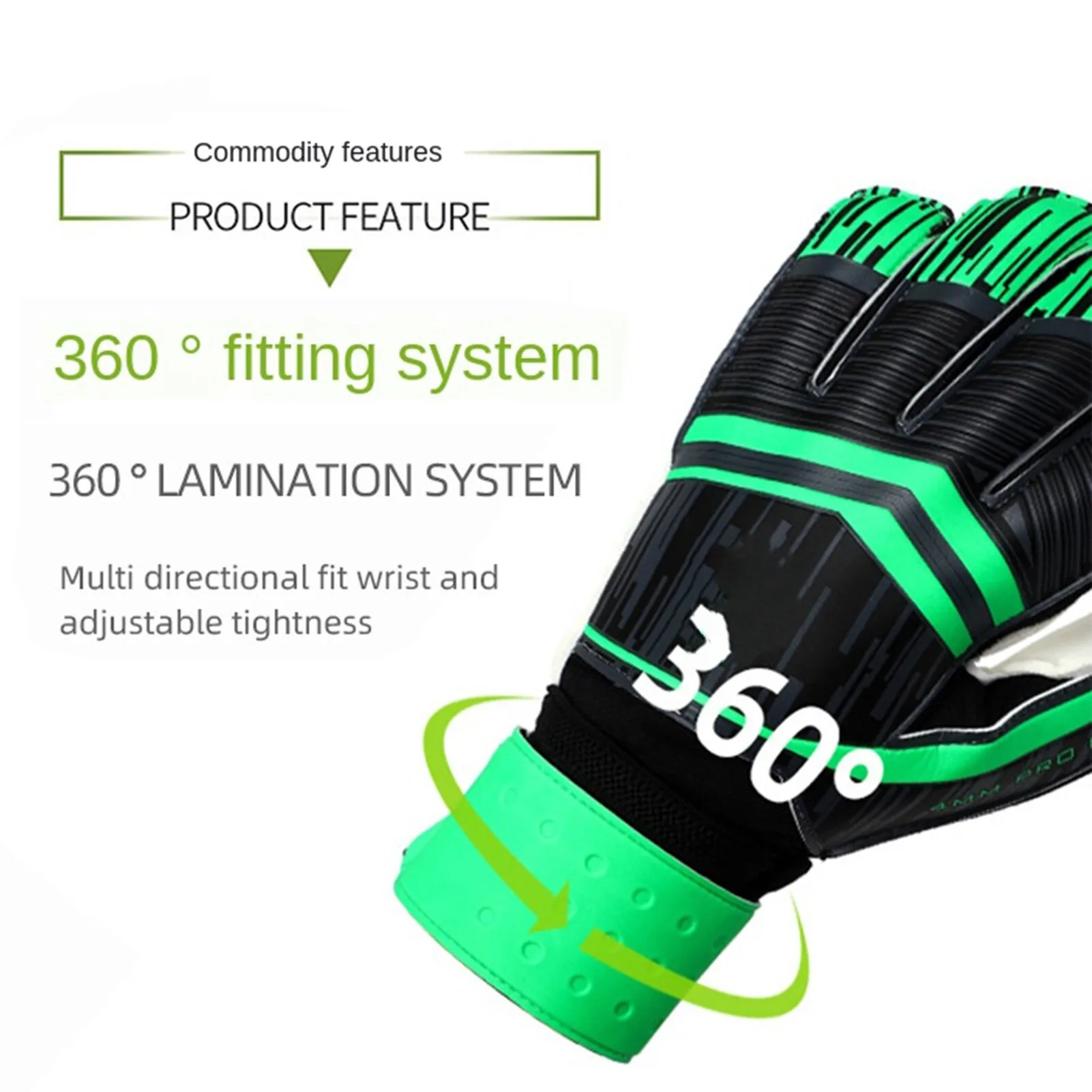 New Professional Goalkeeper Gloves With Finger Protector Adult Children Goalkeeper Gloves Thick Latex Smooth Football Training