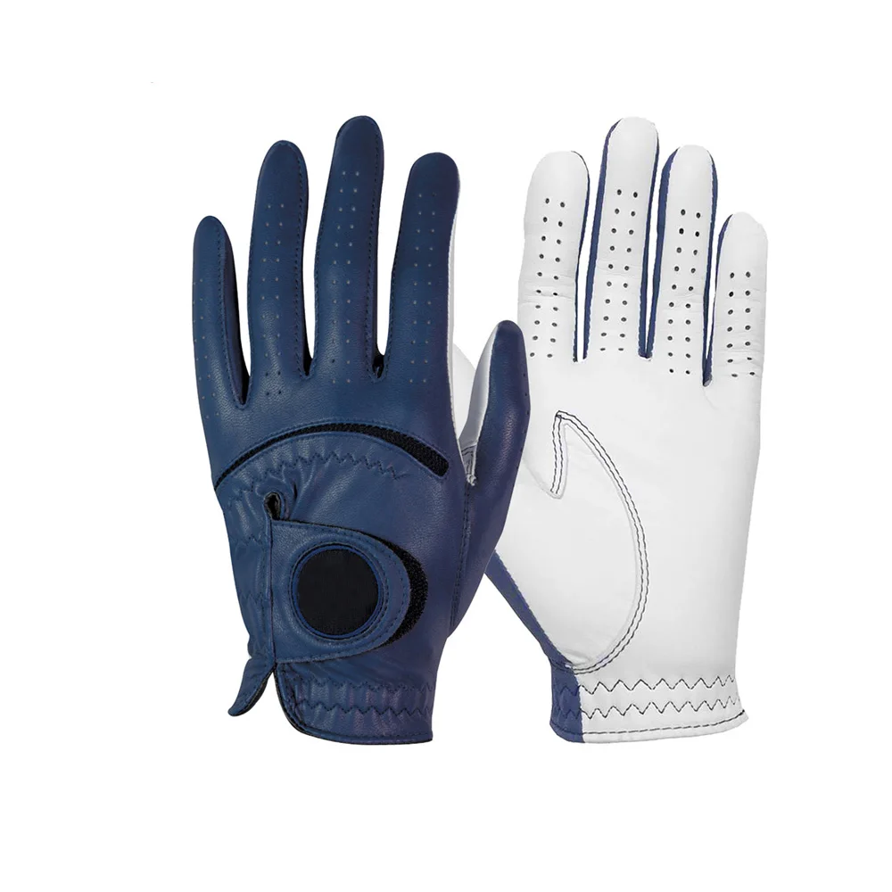 Новый дизайн индивидуальный логотип высококачественные кожаные спортивные перчатки для гольфа левой или правой руки