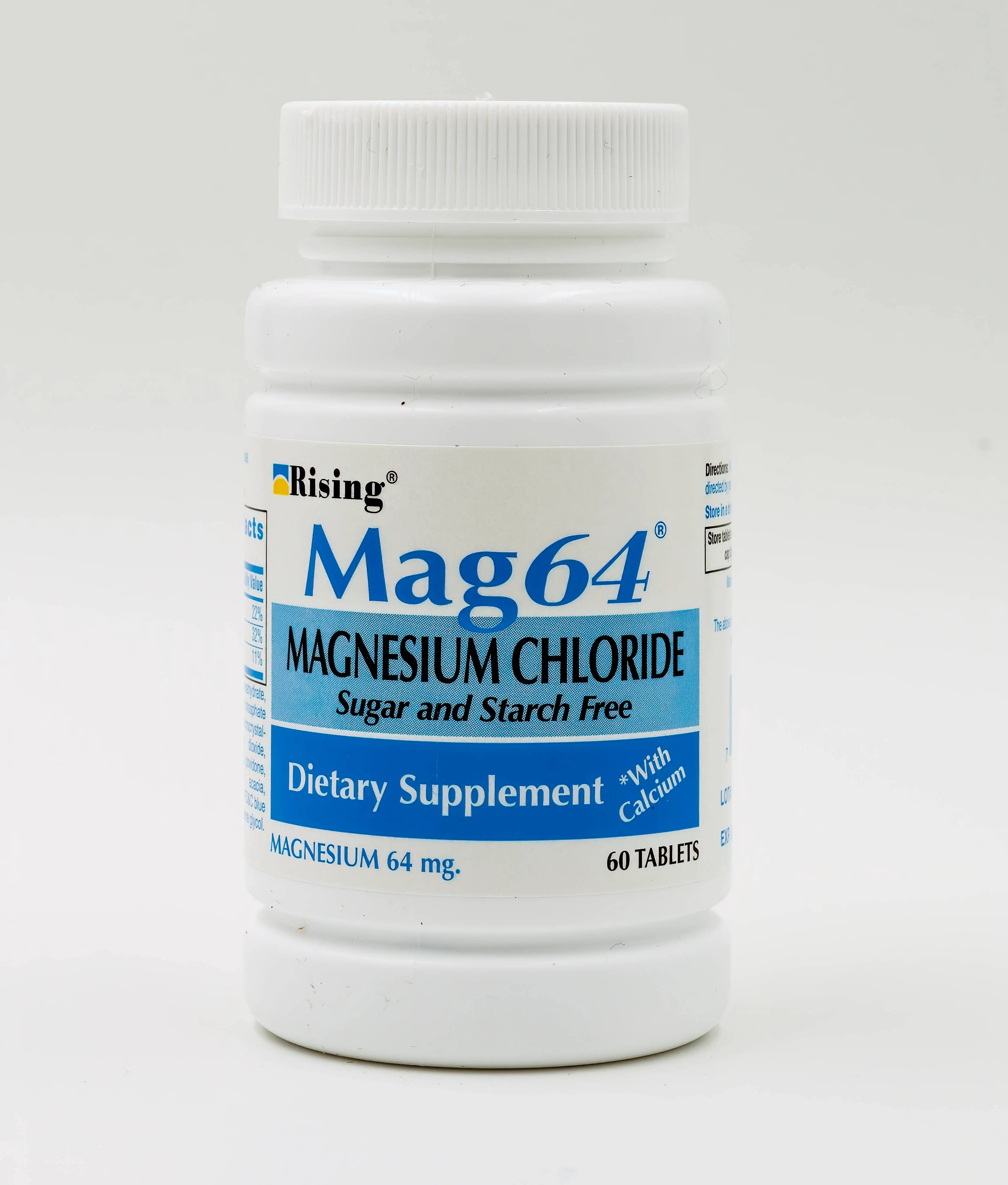 
Mag64 - Magnesium Chloride with Calcium - 60 Tablets 