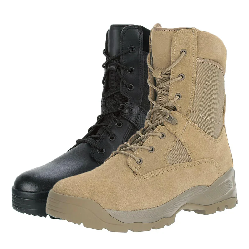 Wholesale Enten Manufacturer Four Seasons Rubber Outsole Material Tactical Combat New Design Military Desert Boots