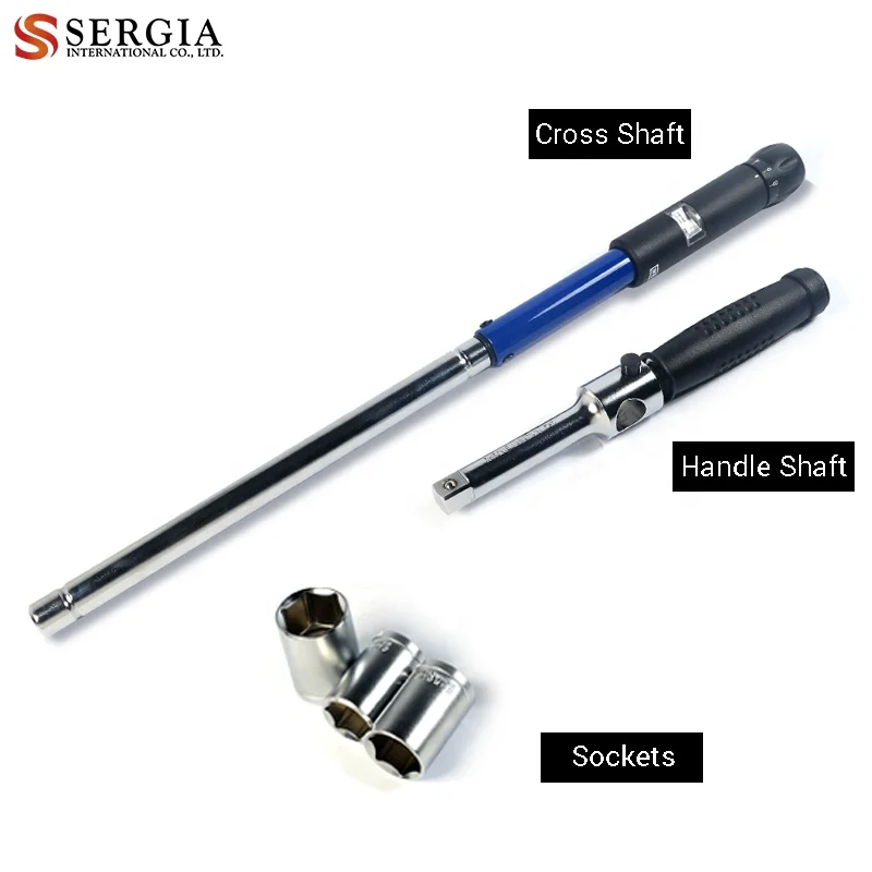 New Design Taiwan Tire Repair Cross 1/2 Torque Wrench with Socket Set