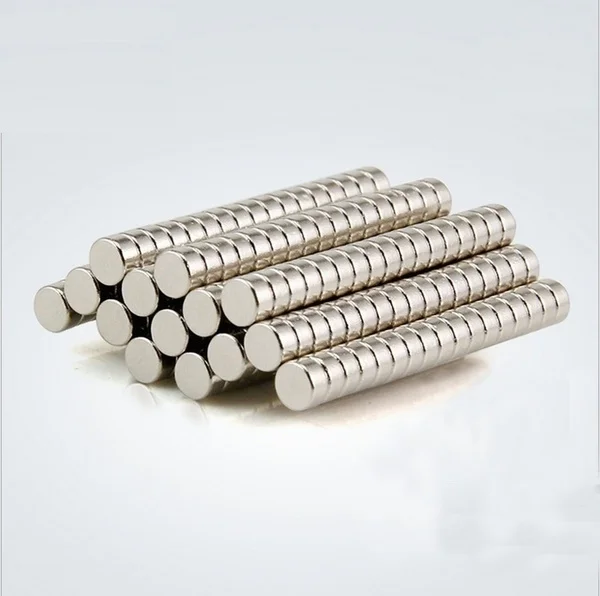 
Neodymium Disc Shaped Magnets 2x3 N35 / N45 / N52 Round Magnets / Silver Magnets 