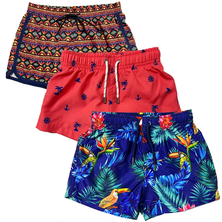 custom kids toddler swimming short pants baby trunks children beach board shorts for boys