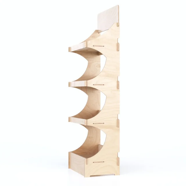 OEM ODM Display Interlocking Light Customizable Wooden Furniture Display With Shelves for GDO