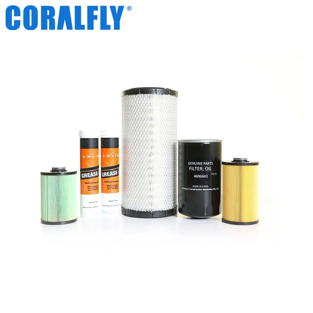 Масляный фильтр Coralfly 4630525 4630525HCS 4658521 4484495 4448336 для основного фильтра Hitachi ZX200