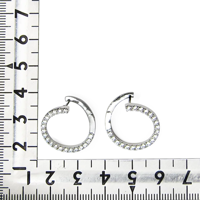 Маленькие серебряные серьги-кольца английские серьги с замком роскошные ювелирные изделия OEM Think vietnam