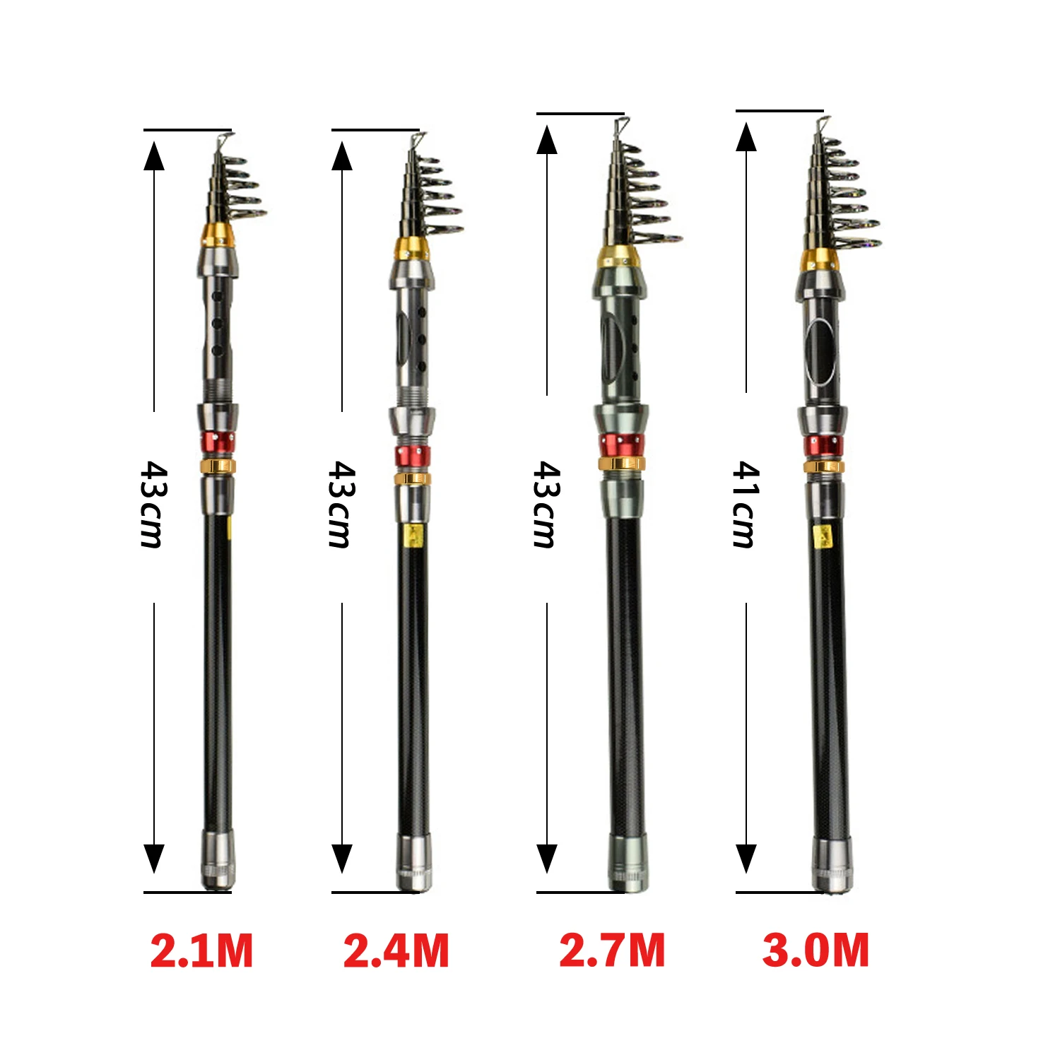 Amazon Горячая продажа Сабики рыболовное оборудование для начинающих Удочка компактная лучшая удочка