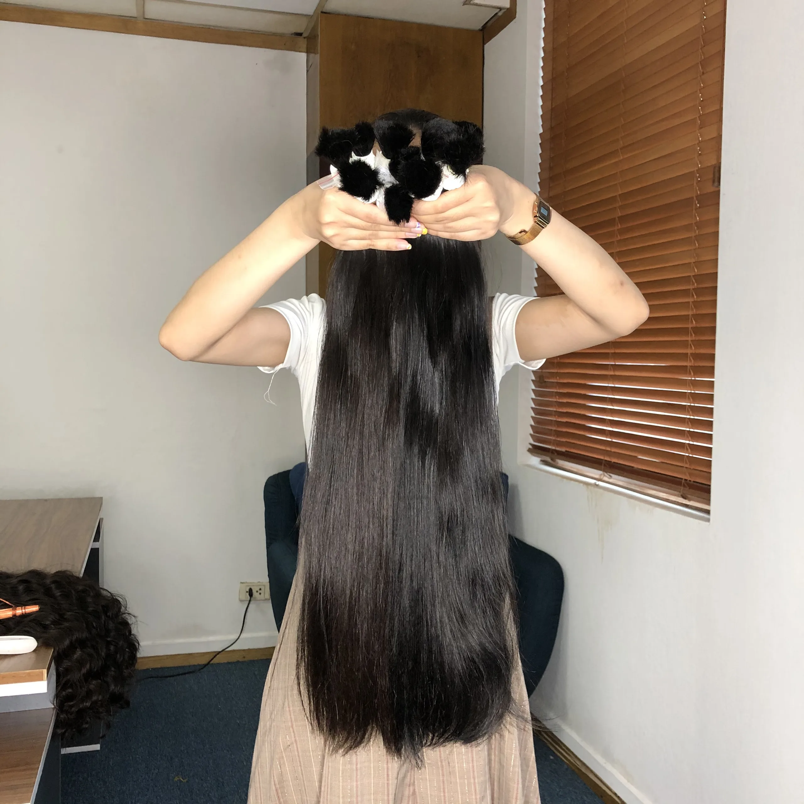 Накладные человеческие волосы 100% вьетнамские шелковистые прямые оптовые заводские цены Бестселлер