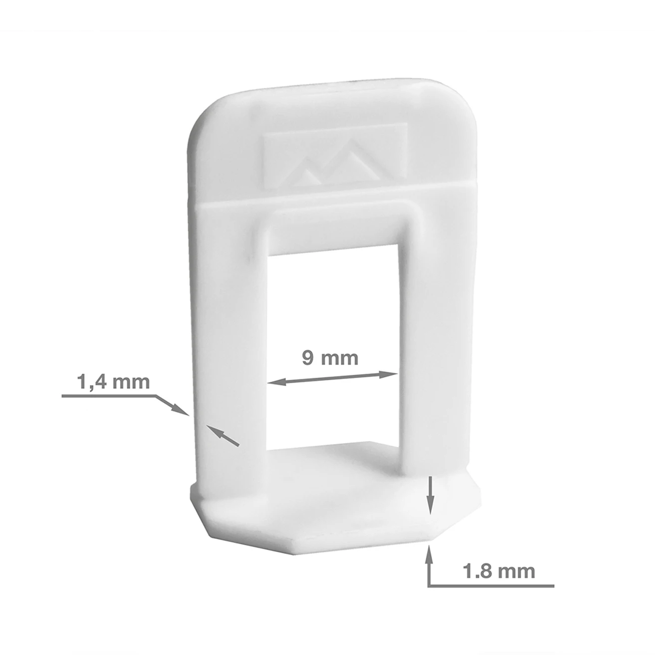Tile leveling system clips and wedges provides an even surface when laying tiles on floors and walls