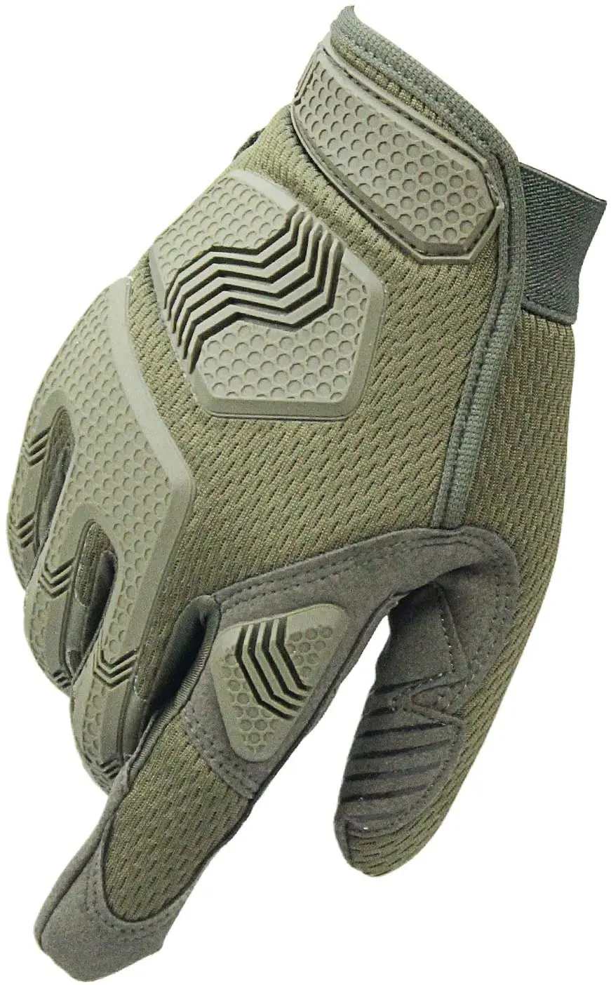 Shooting gloves rubber mold hand protective riding and shooting gloves for men and women on cheap prices