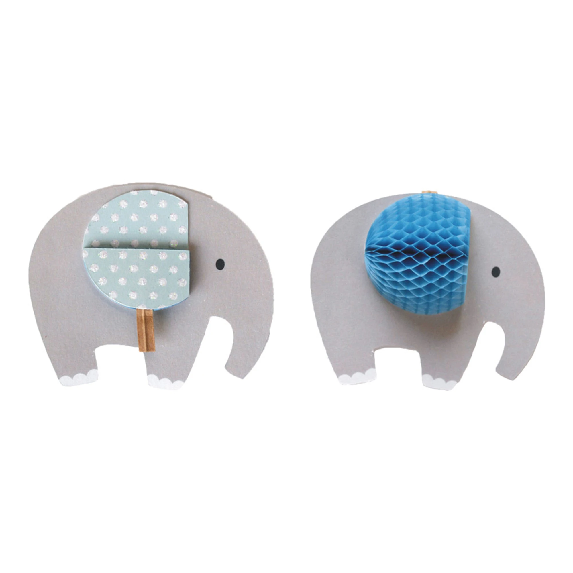 [7] Decorative Honeycomb Paper Art Honeycomb Paper Bear for Greeting Cards Birthday Cards