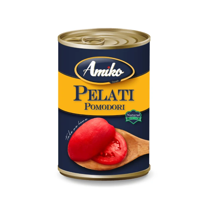 100% Italian tomatoes 400g Whole Peeled Canned Tomatoes
