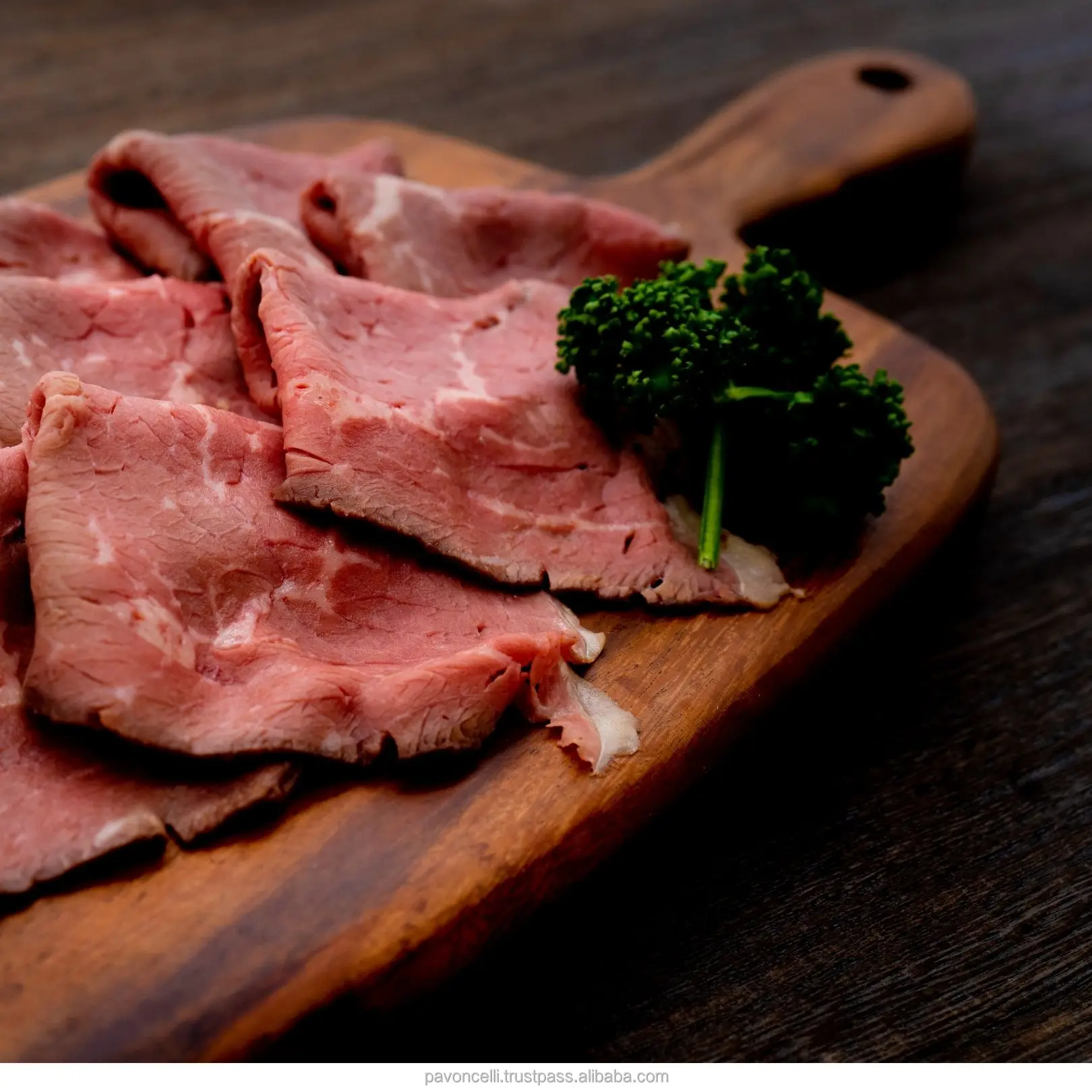 PREMIUM SMOKED CURED BEEF TOPSIDE | high quality gluten free beef meat | beef meat Italy supplier