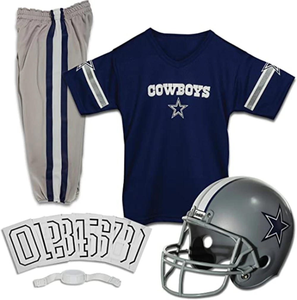 Sports NFL Kids Football Uniform Set - NFL Youth Football Costume for Boys & Girls