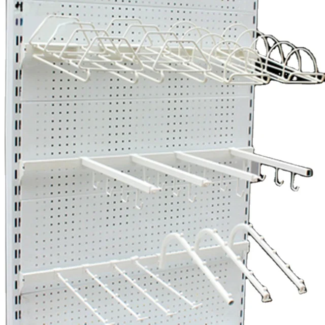 Metal Display Hanging Shelf Hooks, Display Hook Slatwall Shelf Hook