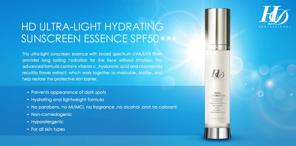 HD SUNSCREEN ESSENCE SPF50