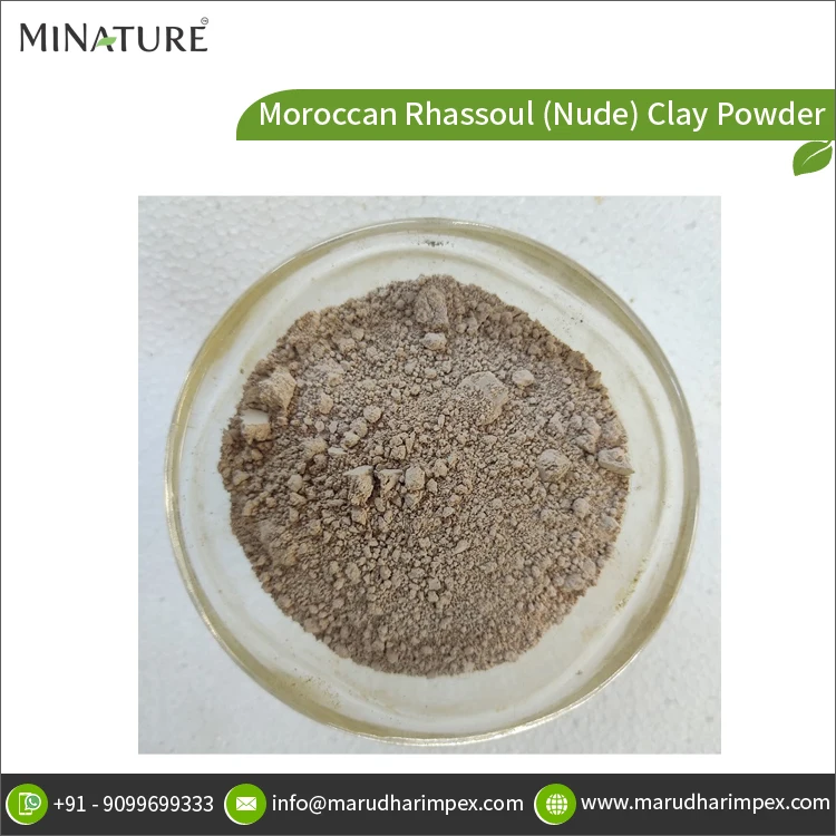 Factory Direct Supply Superior Quality Best Selling 100% Pure and Natural Moroccan Rhassoul (Nude) Clay Powder