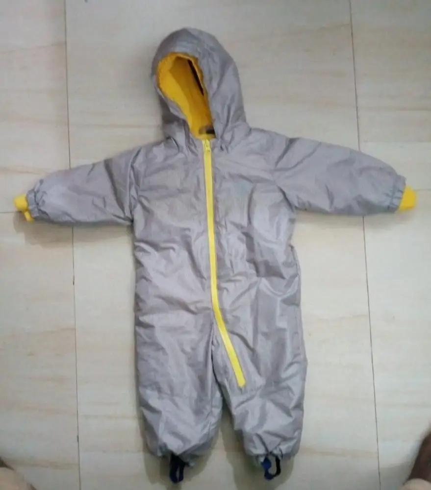 Premium Quality Apparels Branded Labels Kids Baby Girls Boys Long Sleeve Hooded Bodysuit Winter Warm Romper Bangladesh Stock Lot