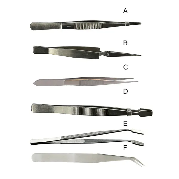 4 Pcs Craft Tweezers set Stainless Steel for Hobby Electronic Lab Wholesale PRICE Manufacturers Supplier in Pakistan