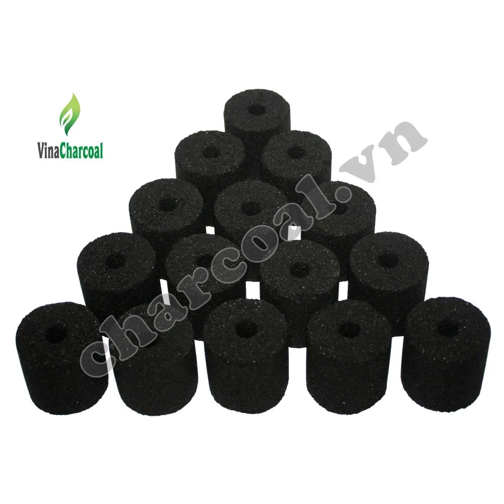 Grilling Coconut Coal Briquette Hexagon Shape for Pork Grill