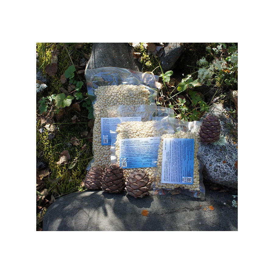 Gentle Pine Nut Kernel high-altitude Altai, mechanically processed without use of chemicals, pine nuts