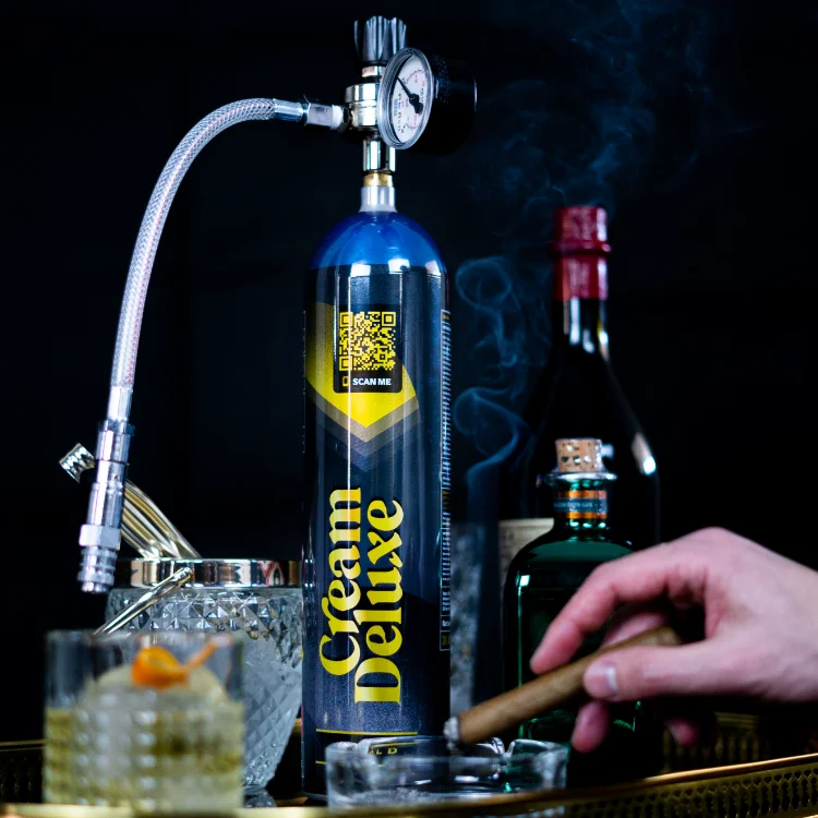 Corrosion and Rust Resistance 615 gm Cream Deluxe Gold Cream Chargers for Wholesale Purchasers